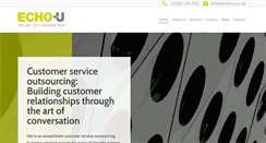 Desktop Screenshot of echo-u.co.uk